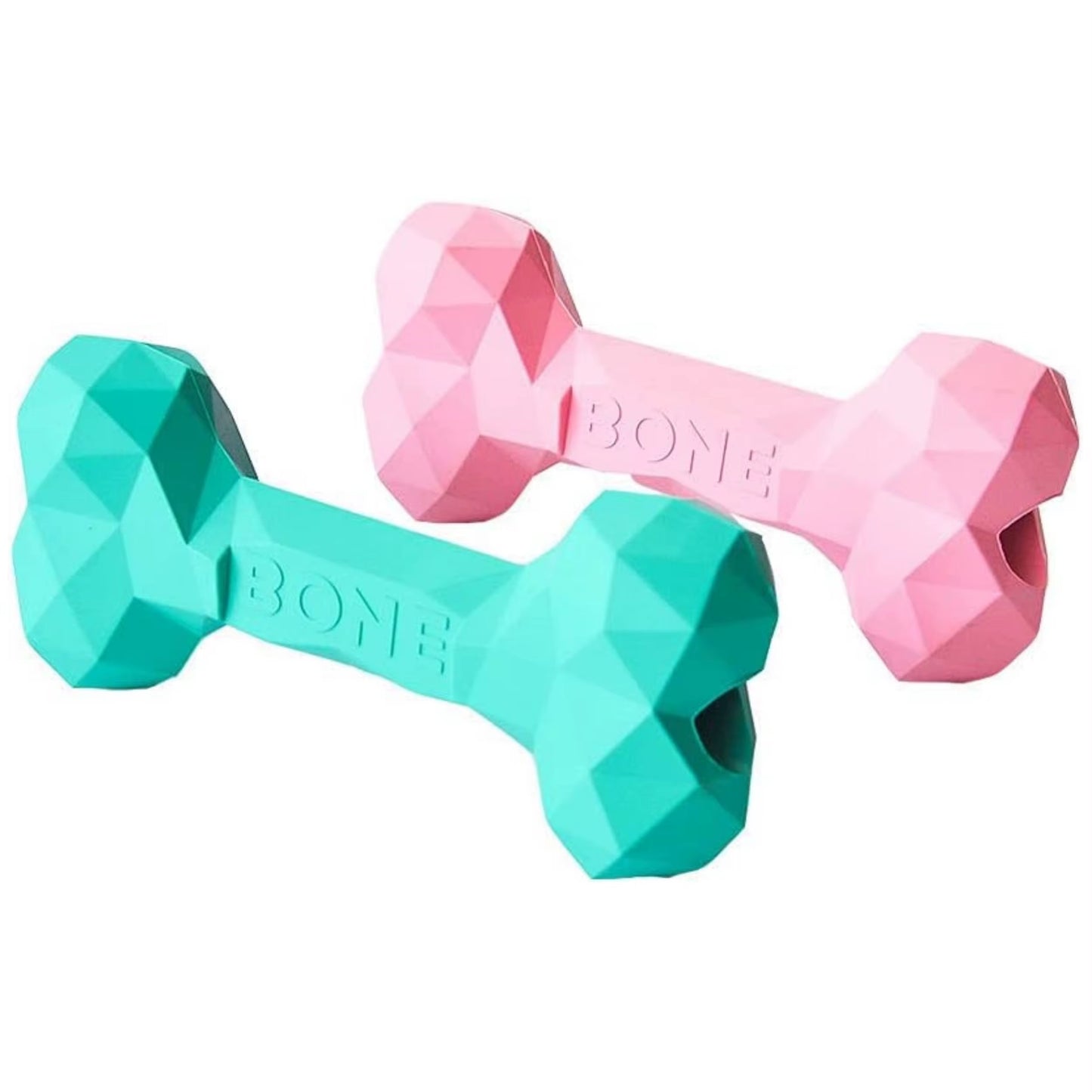 Dog Chew Toy Bone - Turquoise