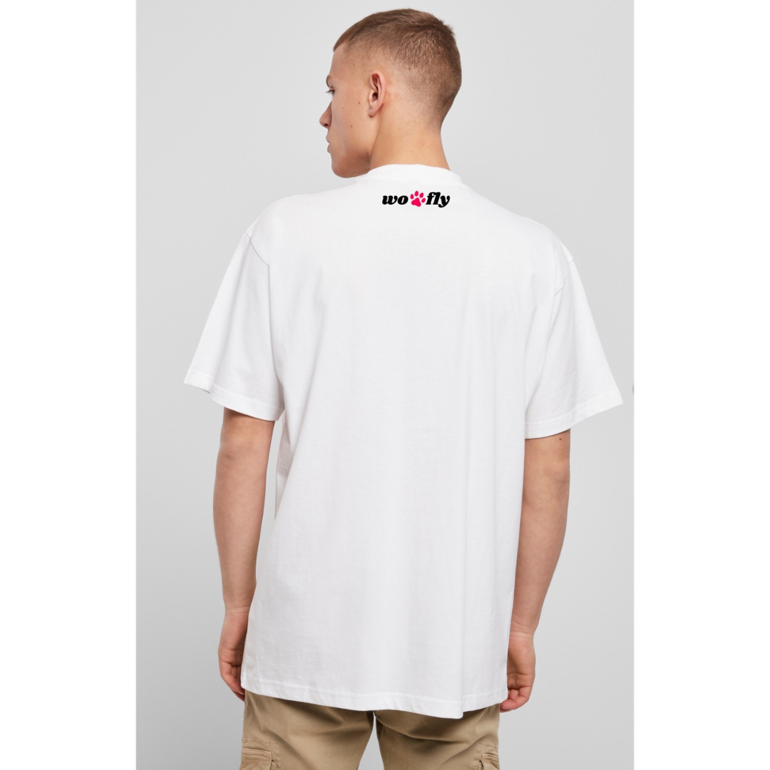 WOOFLY Dog Dad T-Shirt - WHITE