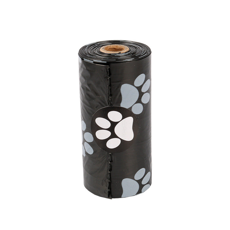 18 Degradable Poop Bags Rolls - BLACK