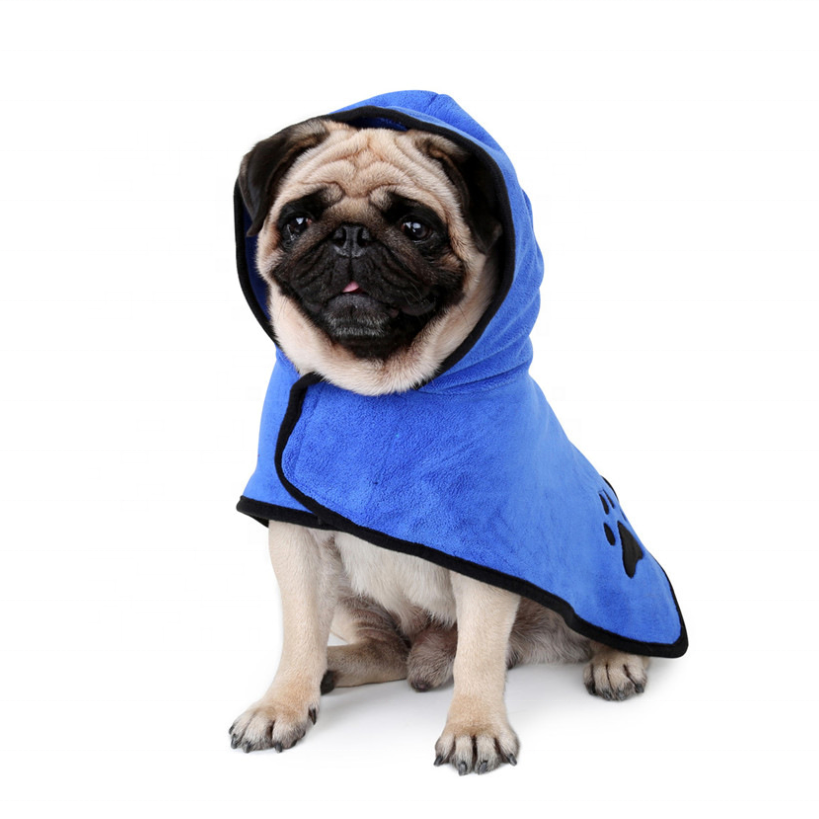 Microfiber Dog Bathrobe