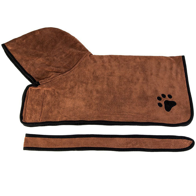 Microfiber Dog Bathrobe