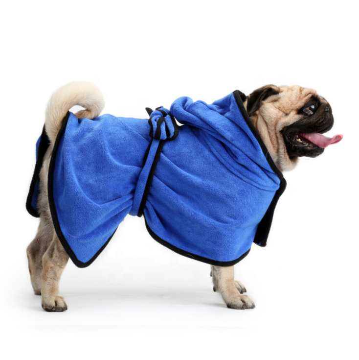 Microfiber Dog Bathrobe