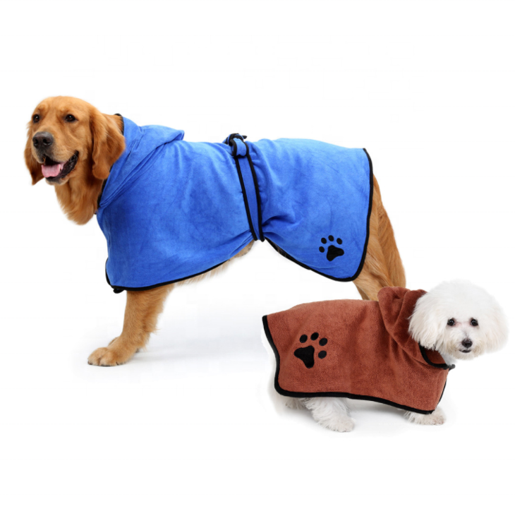 Microfiber Dog Bathrobe