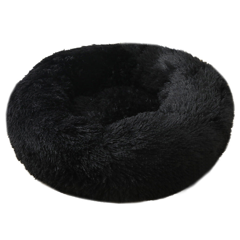 Donut Bed - Black 50cm