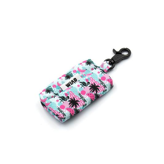 WILD BARKS POOP BAG HOLDER - POOL PARTY