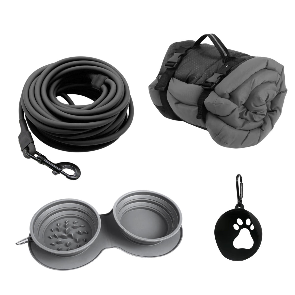 Pup & Go Travel Bundle - Black