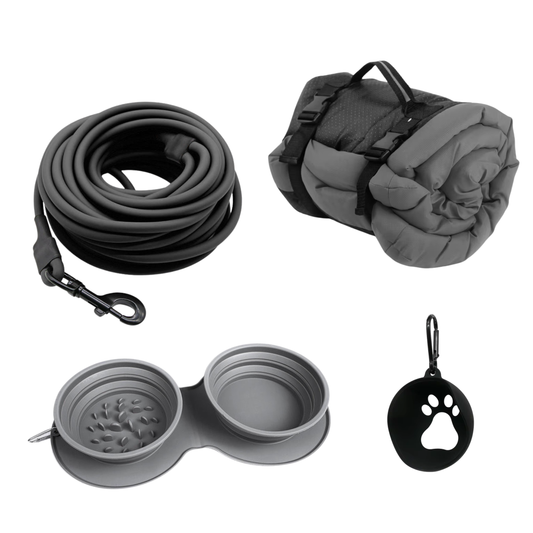 Pup & Go Travel Bundle - Black