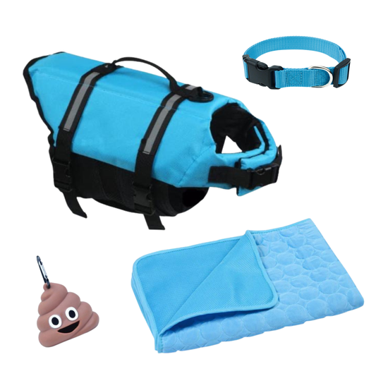 SWIM • CHILL •  REPEAT SUMMER BUNDLE - BLUE