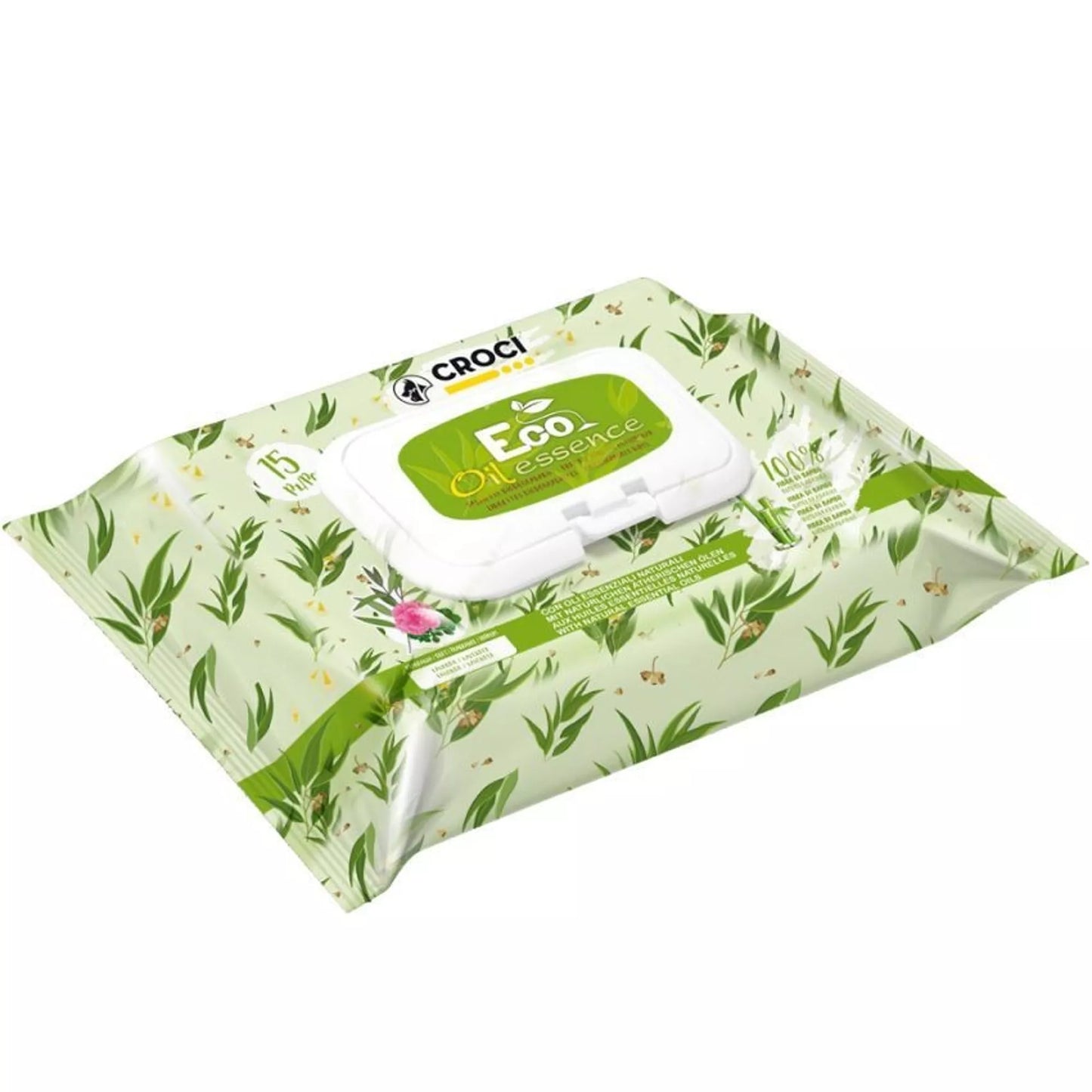Biodegradable Dog & Cat Wipes with Aromatherapy Benefits - Geranium and Eucalyptus