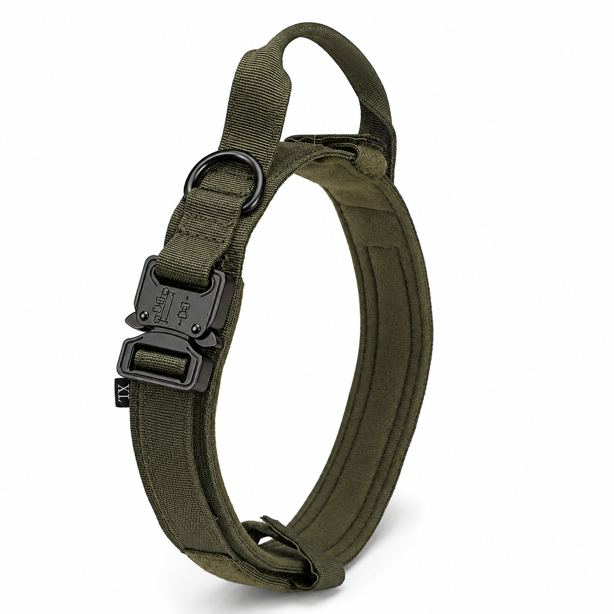 Tactical Heavy Duty Dog Collar - KHAKI