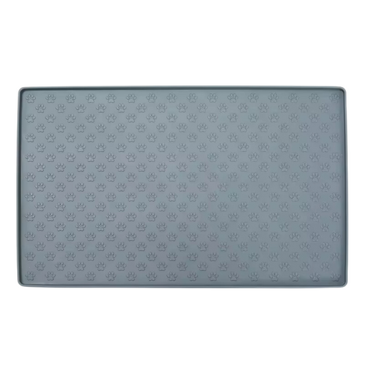 Silicone Non-Slip Pet Food Mat - GREY