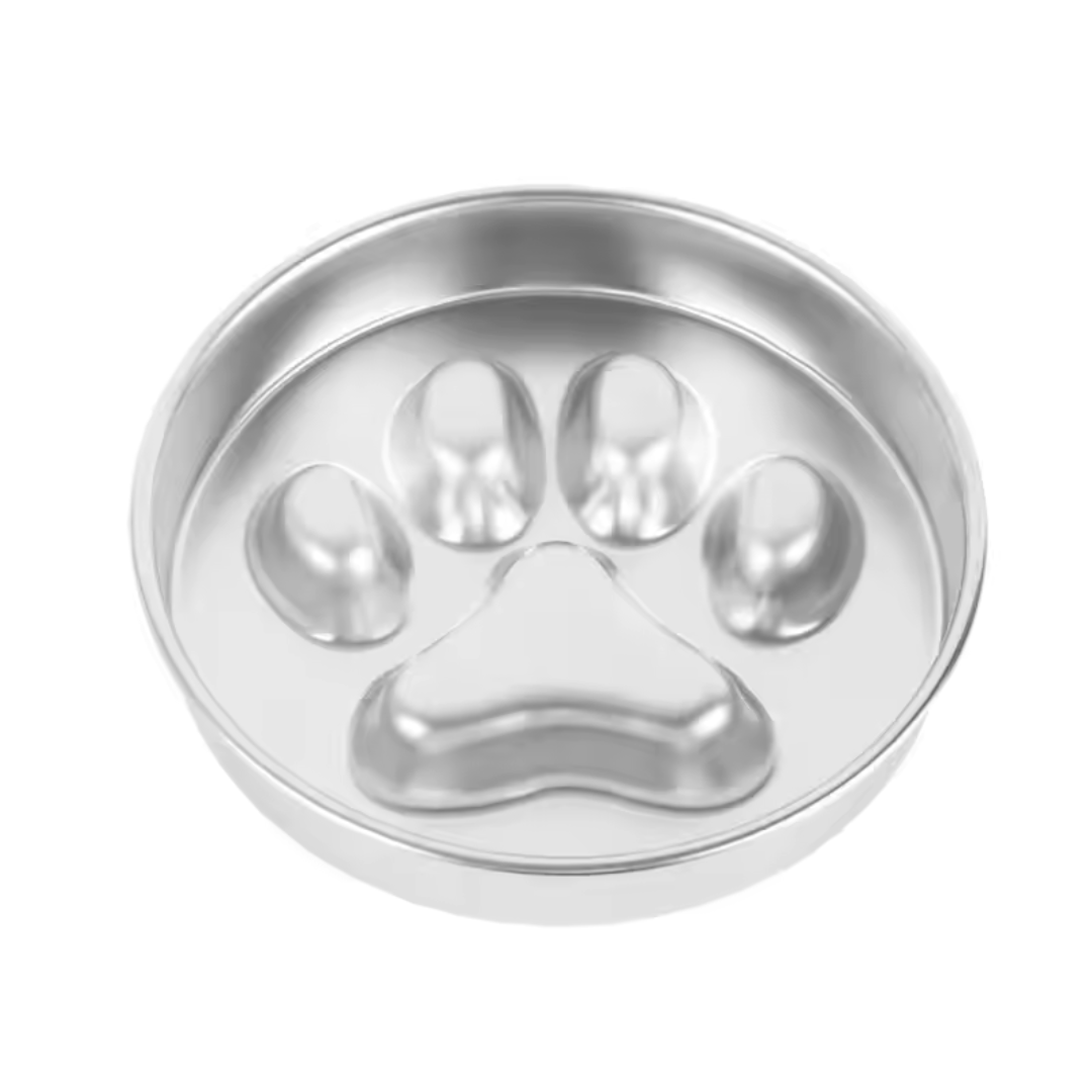 Stainless Steel Slow Feeder Dog Bowl