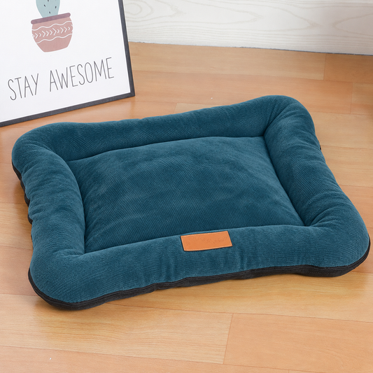 Corduroy Pet Bed - Petrol