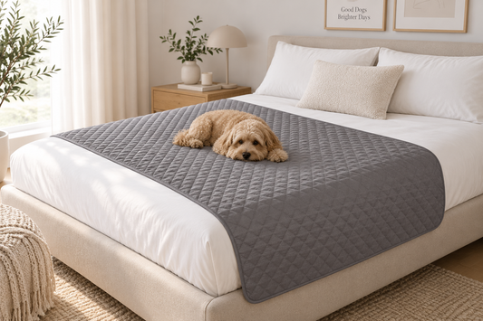 Bed Cover Dog Mat - Grey