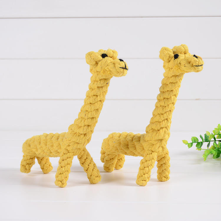 Eco Friendly Giraffe Cotton Toy