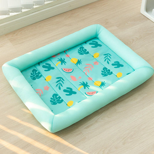 Cooling Dog Bed - Blue