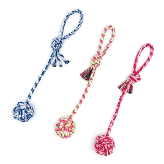 Cotton Dog Rope with Ball