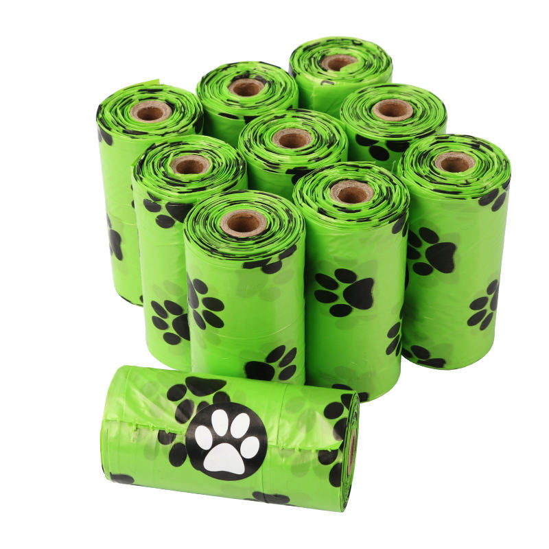 21 Degradable Poop Bags Rolls - LIGHT GREEN