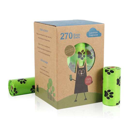 18 Degradable Poop Bags Rolls - LIGHT GREEN