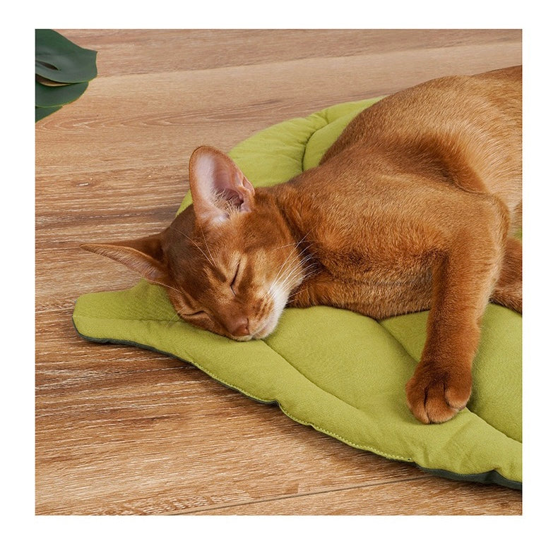 Olive Leaf Shape Dog Mat