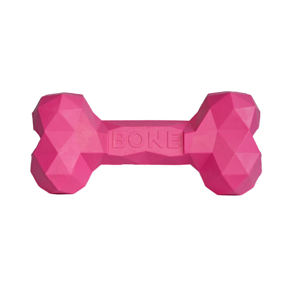 Dog Chew Toy Bone - Fuchsia