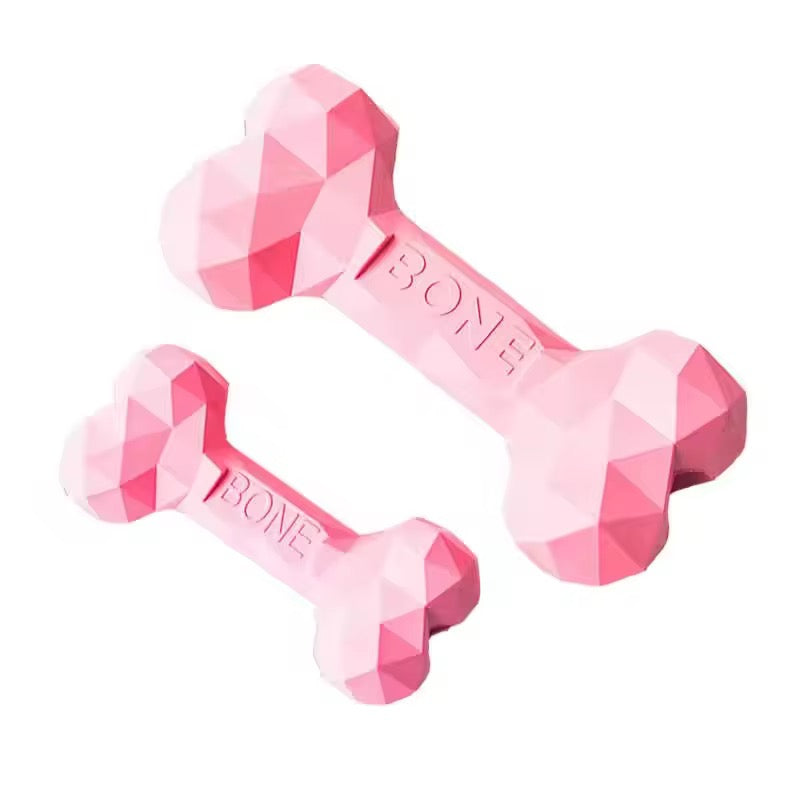 Dog Chew Toy Bone - Pink