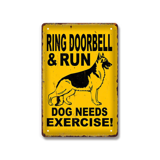 Dog Warning Sign