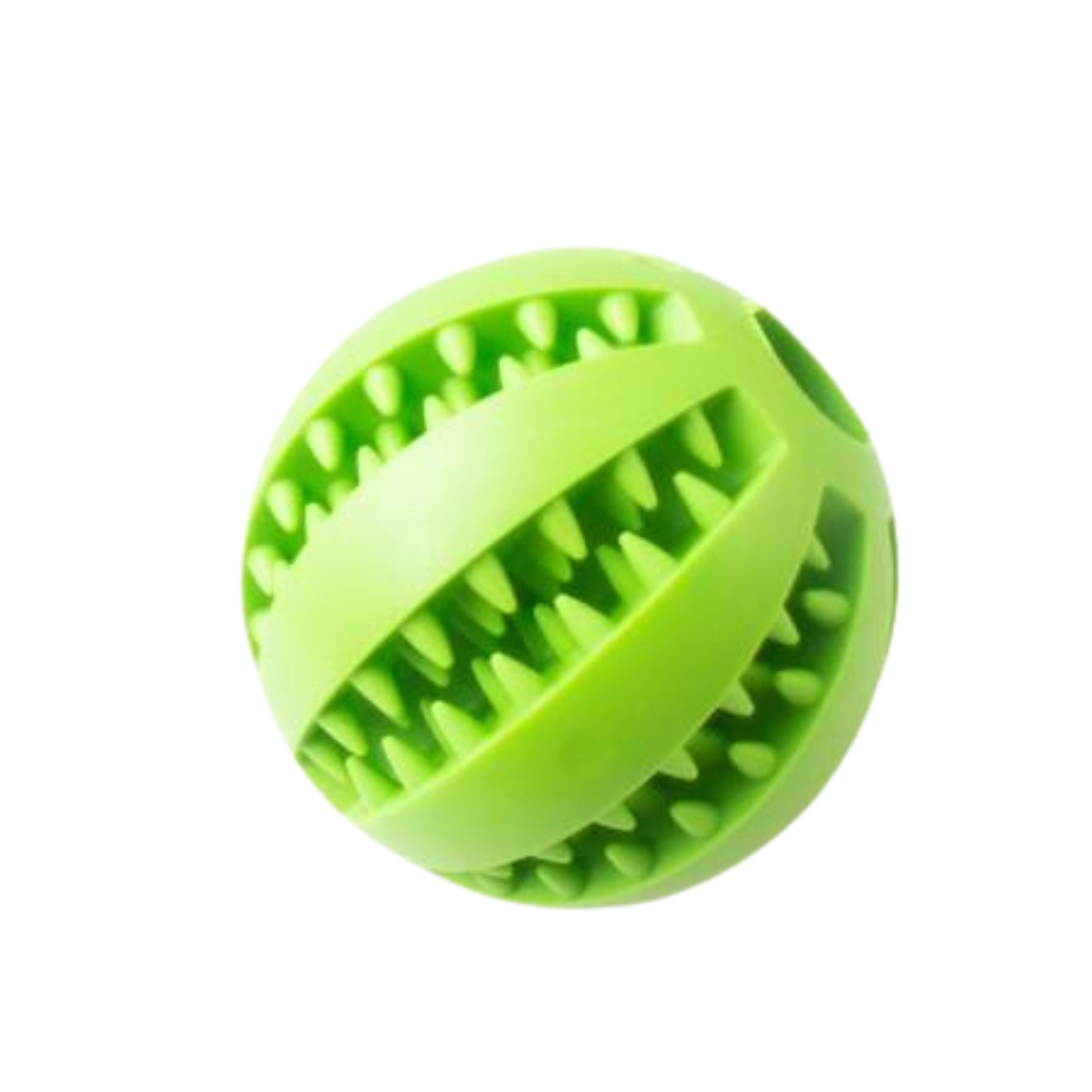 INTERACTIVE TREAT DISPENSER BALL - GREEN