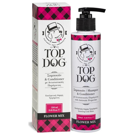 Top Dog Gentle Pet Shampoo and Conditioner -  FLOWER MIX