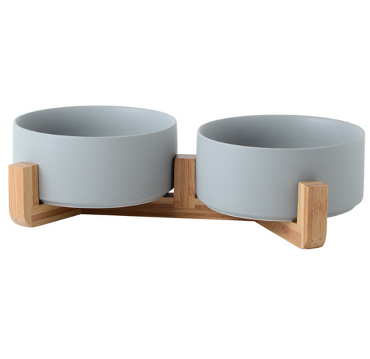 Bamboo Ceramic Bowls - GREY