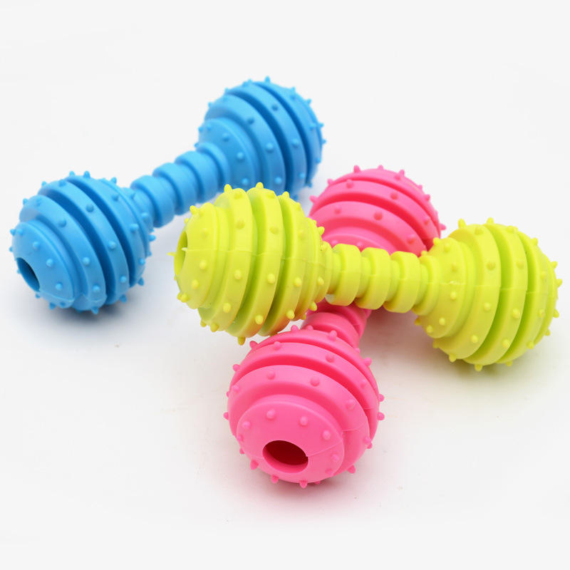 BARBELL DOG TOY