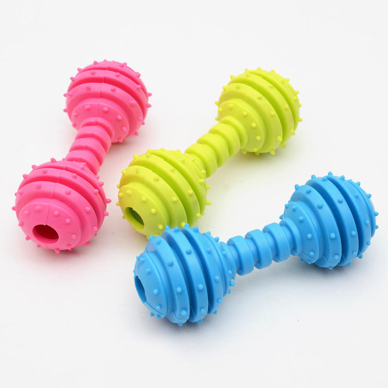 BARBELL DOG TOY