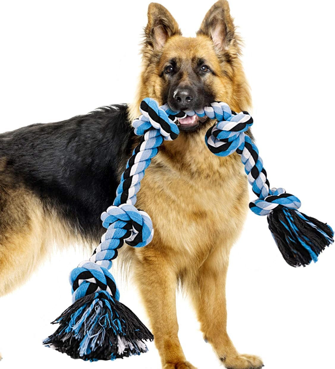 Five Knots Cotton Dog Rope - 90cm