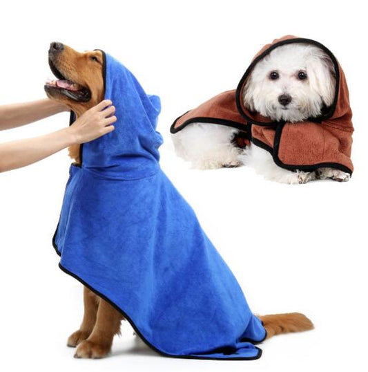 Microfiber Dog Bathrobe