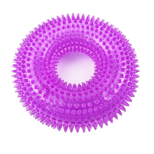 Bite Resistant Squeaky Dog Toy - FUCHSIA