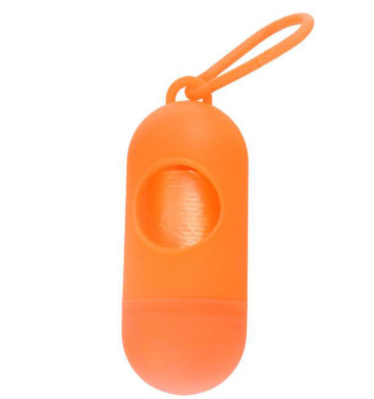 Eco Friendly Poop Bag Dispenser - ORANGE