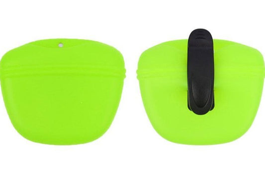 SILICONE DOG TREAT BAG - GREEN