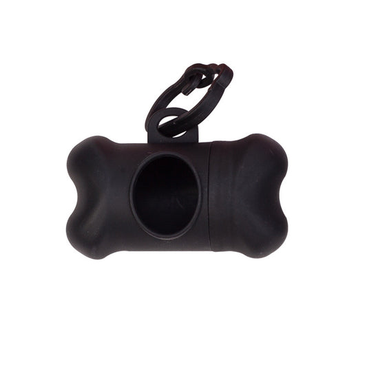 Eco Friendly Bone Poop Bag Dispenser - BLACK