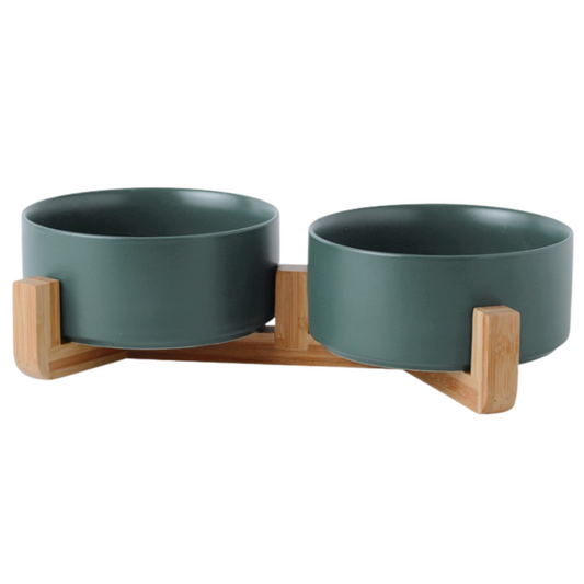 Bamboo Ceramic Bowls - LIGHT GREEN