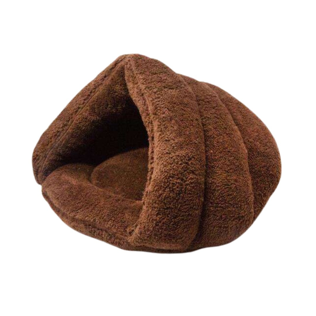 Cave Pet Bed - BROWN